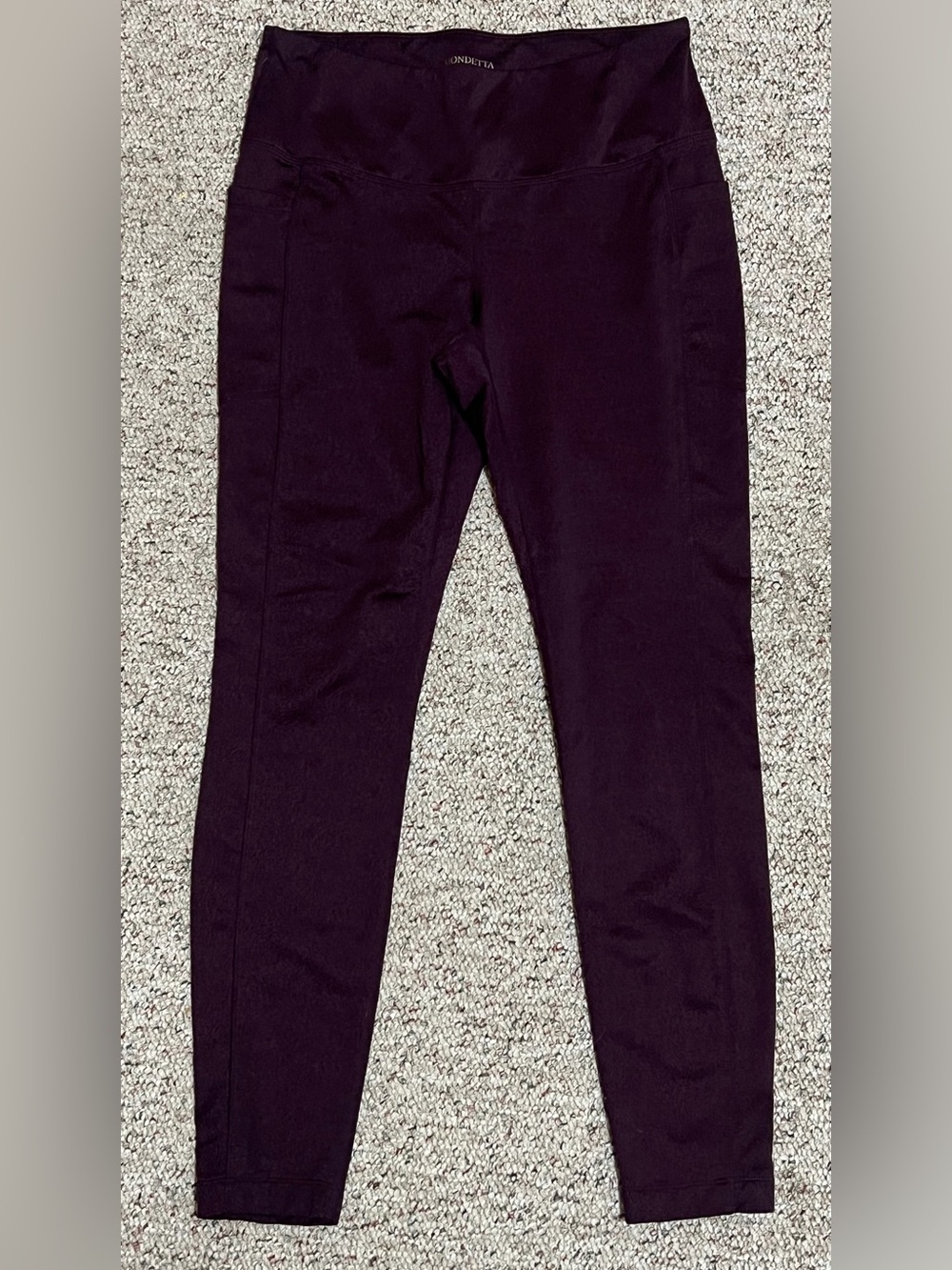Mondetta Deep Plum High-Waist Leggings